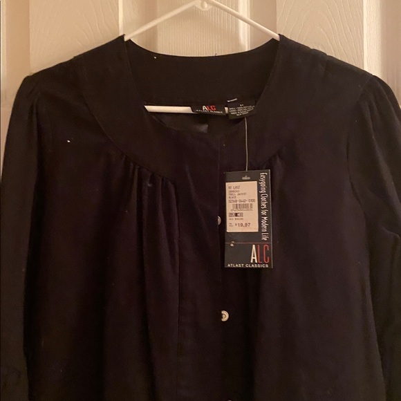 Black Button-Up Blazer NWT - Picture 3 of 10